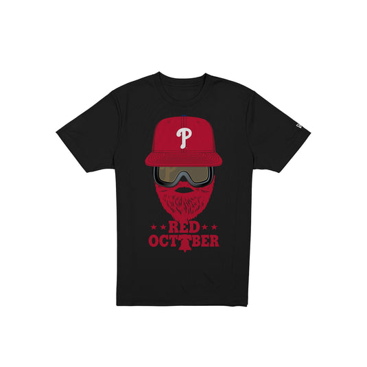Philadelphia Phillies Red October Black T-Shirt - New Era Cap