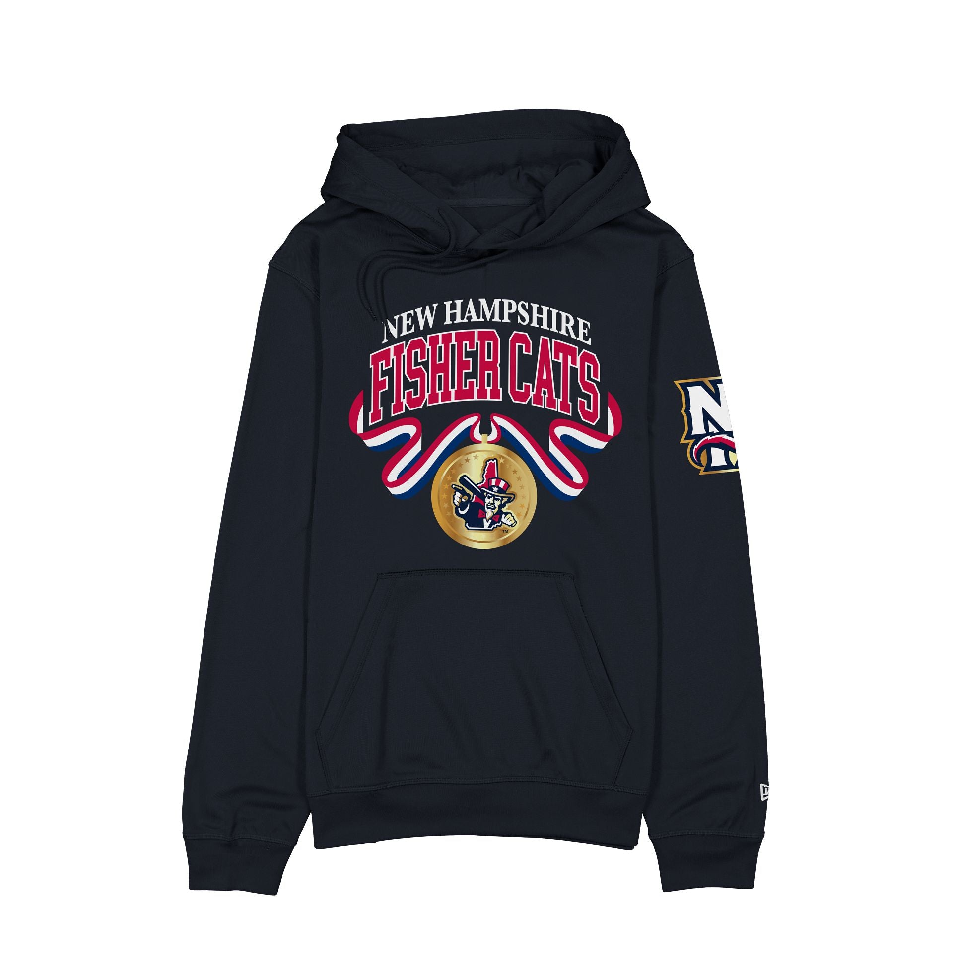 New Hampshire Fisher Cats Americana Navy Hoodie