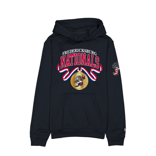 Fredericksburg Nationals Americana Navy Hoodie - New Era Cap