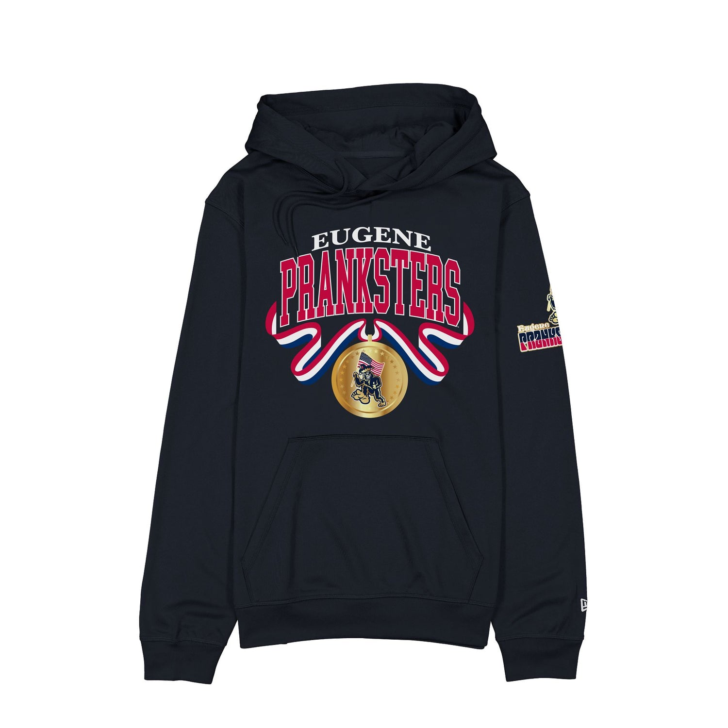 Eugene Emeralds Americana Navy Hoodie