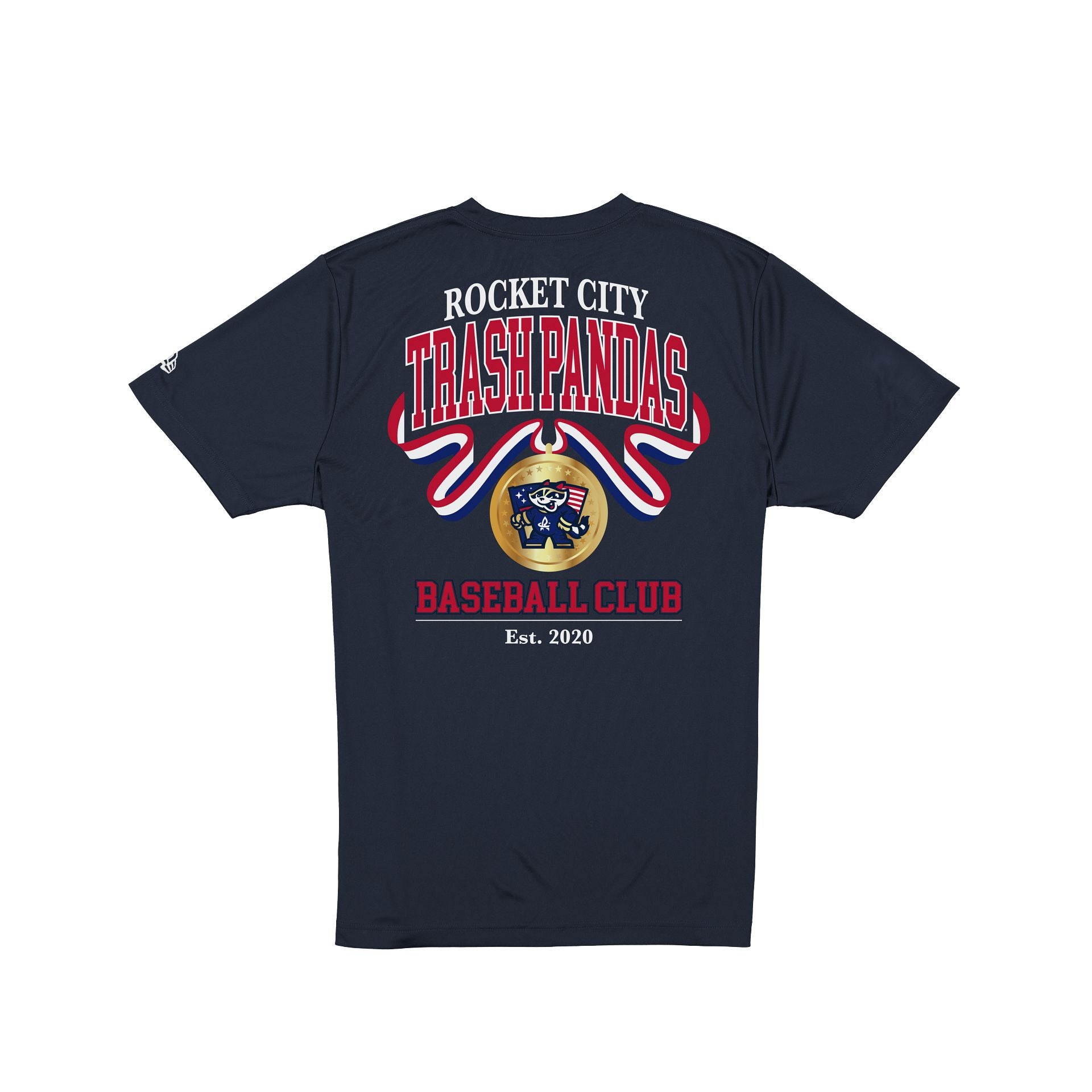 Rocket City Trash Pandas Americana Navy T-Shirt