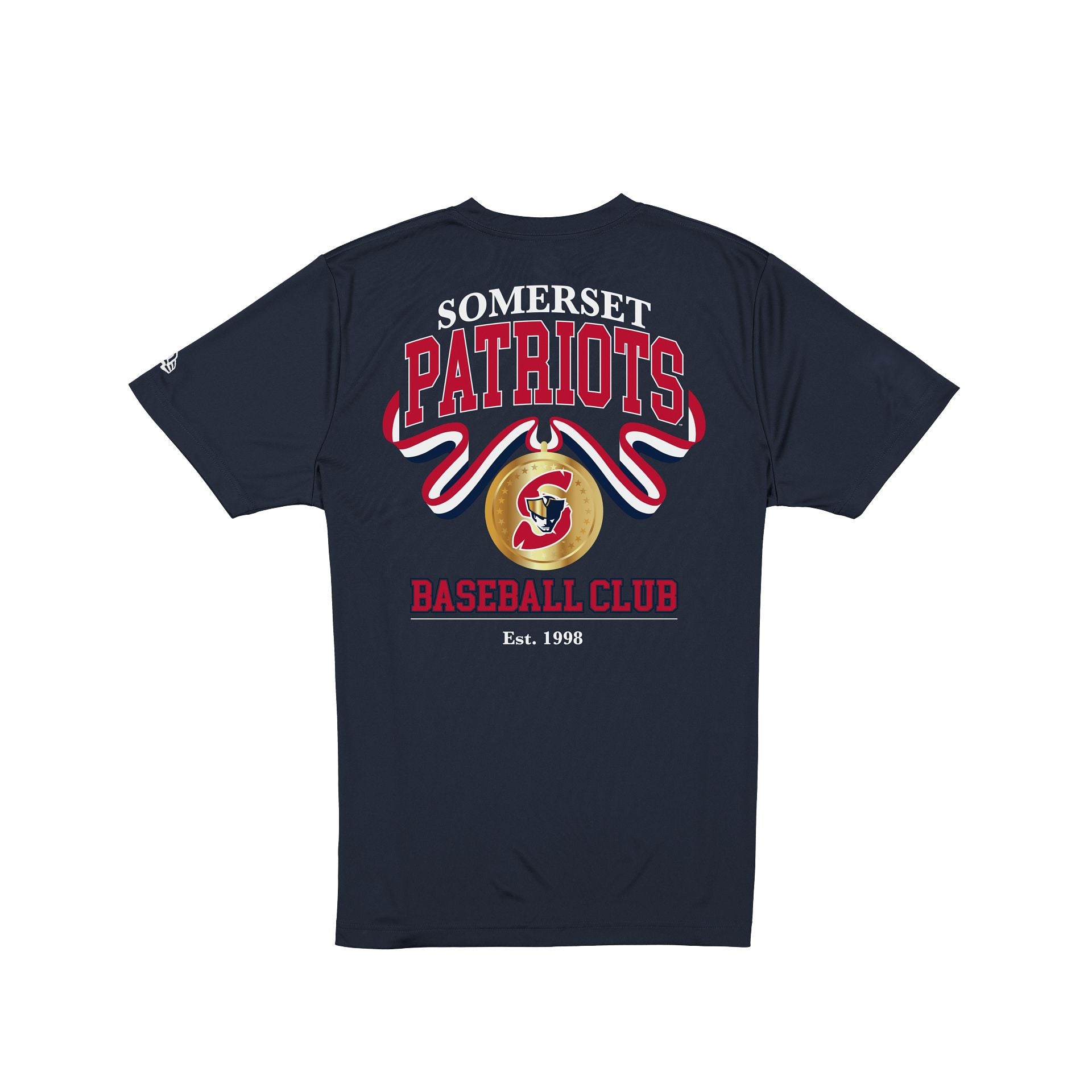 Somerset Patriots Americana Navy T-Shirt