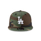 Los Angeles Dodgers 2025 World Series Champions Back to Back Patch Camo 9FIFTY Snapback Hat