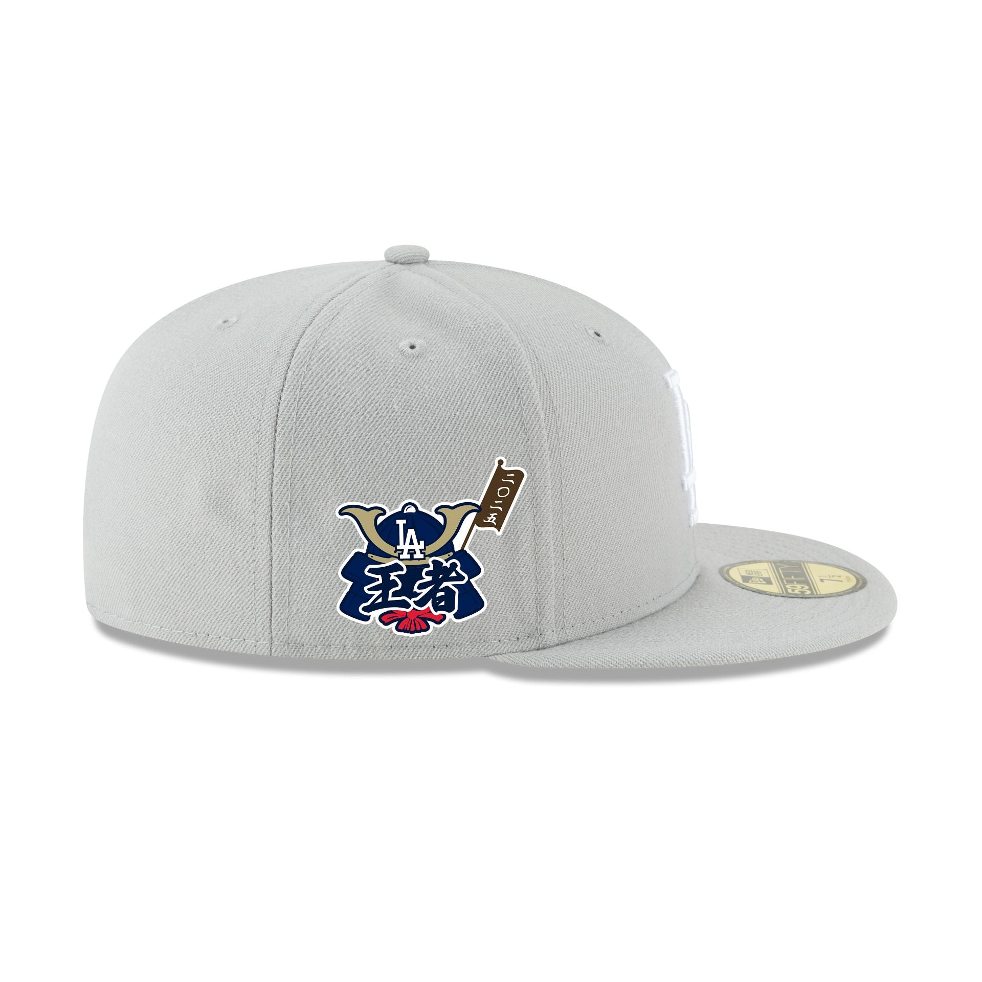 Los Angeles Dodgers 2025 World Series Champions Samurai Patch Gray