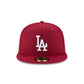 Los Angeles Dodgers 2025 World Series Champions Samurai Patch Red 59FIFTY Fitted Hat