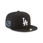 Los Angeles Dodgers 2025 World Series Champions Back-to-Back Circle Patch Black 59FIFTY Fitted Hat