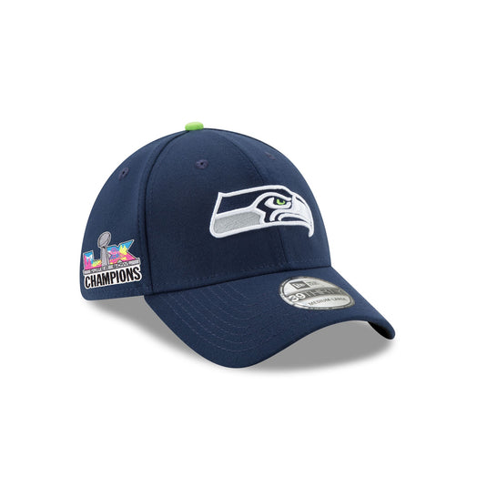 Seattle Seahawks Super Bowl LX Champions Sidepatch 39THIRTY Stretch Fit Hat - New Era Cap
