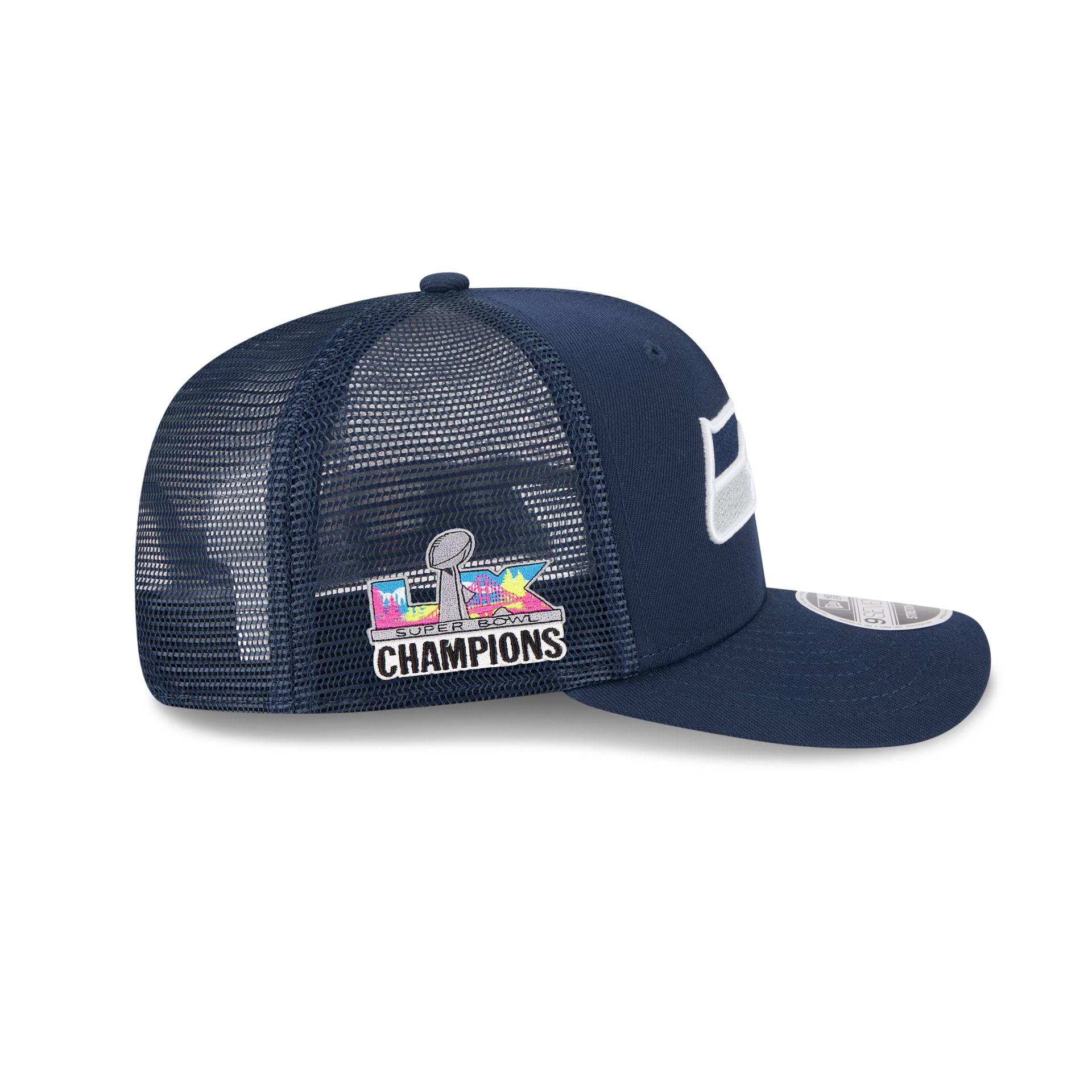 Seattle Seahawks Super Bowl LX Champions Sidepatch 9SEVENTY Trucker Hat