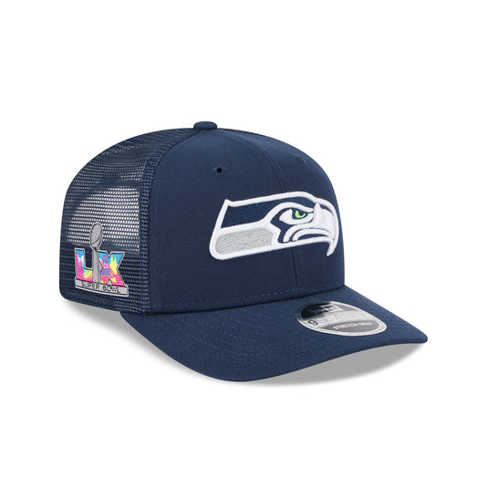 Seattle Seahawks Super Bowl LX Participation Sidepatch 9SEVENTY Trucker Hat - New Era Cap