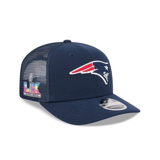 New England Patriots Super Bowl LX Participation Sidepatch 9SEVENTY Trucker Hat - New Era Cap