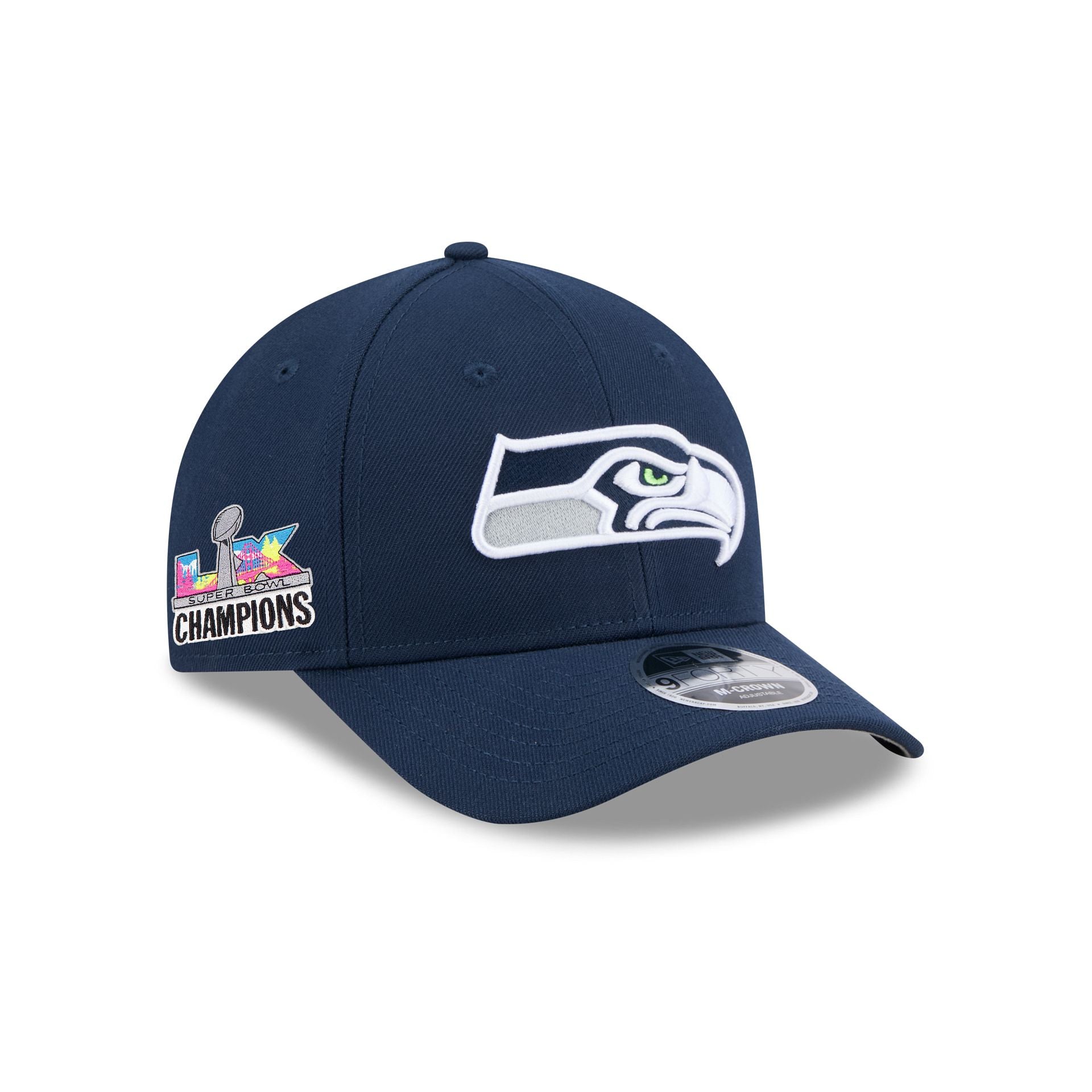Seattle Seahawks Super Bowl LX Champions Sidepatch 9FORTY M-Crown Snapback Hat