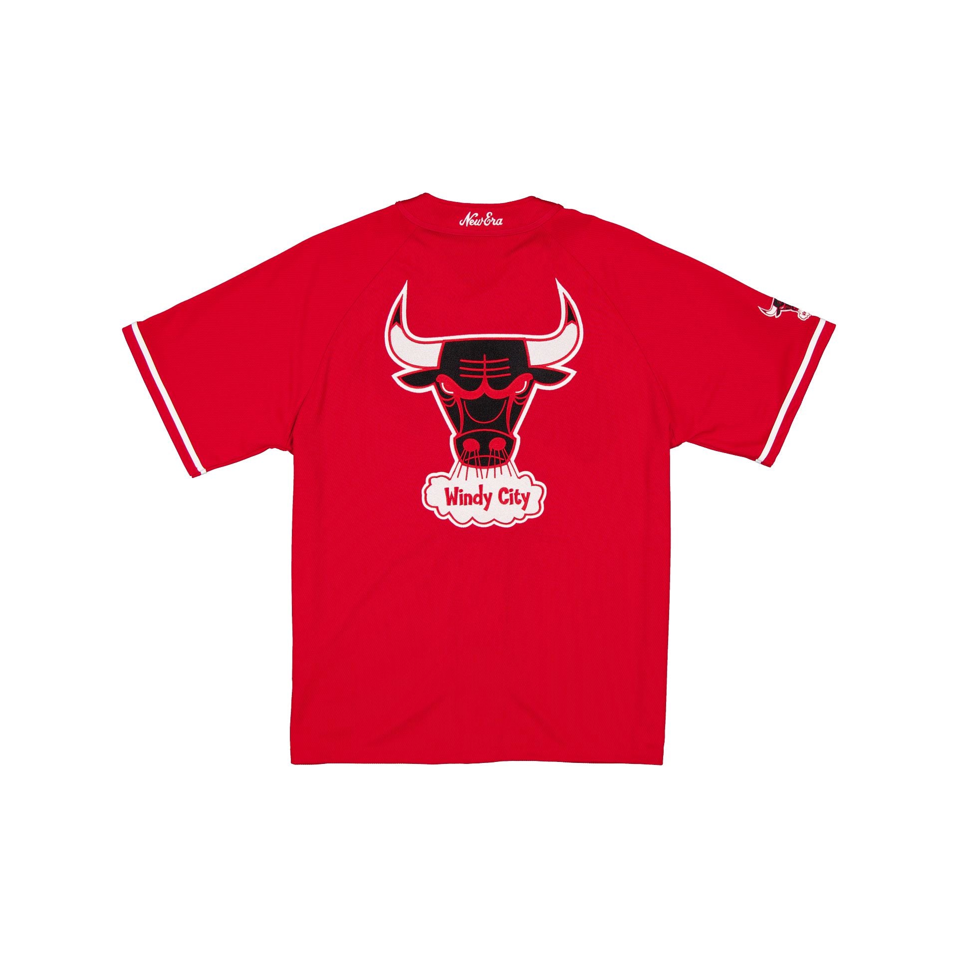 Chicago Bulls Hardwood Classics Scarlet Button-Up T-Shirt – New