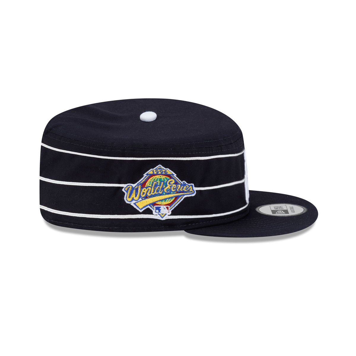 New York Yankees Side Patch Navy Pillbox Hat