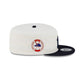 New York Yankees Side Patch Chrome White Pillbox Hat