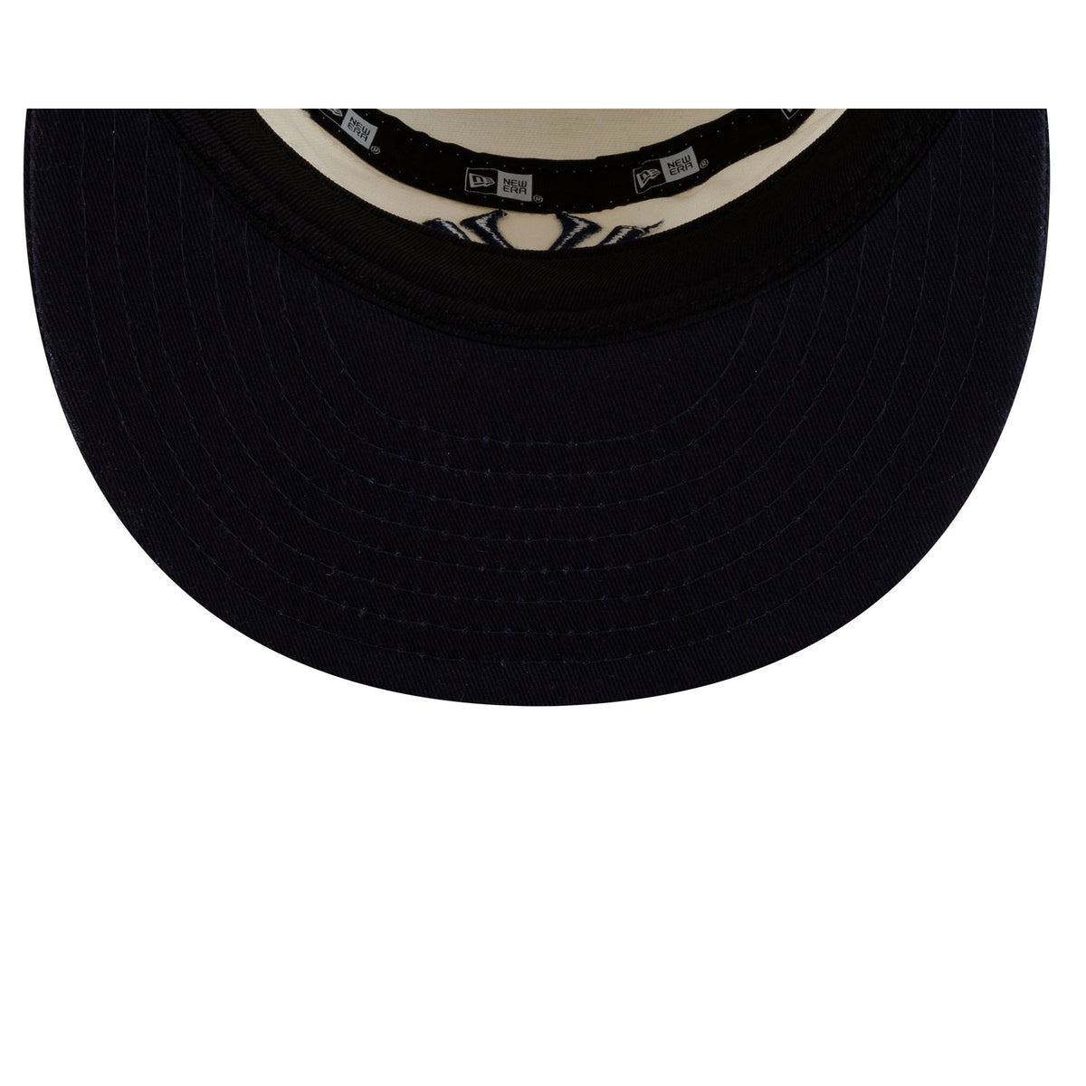 New York Yankees Side Patch Chrome White Pillbox Hat