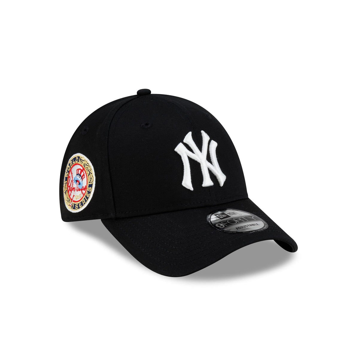 New York Yankees Side Patch Black 9FORTY Adjustable Hat