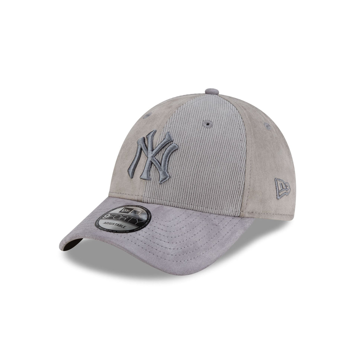 New York Yankees Tonal Mix Light Gray 9FORTY Adjustable Hat