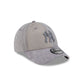 New York Yankees Tonal Mix Light Gray 9FORTY Adjustable Hat