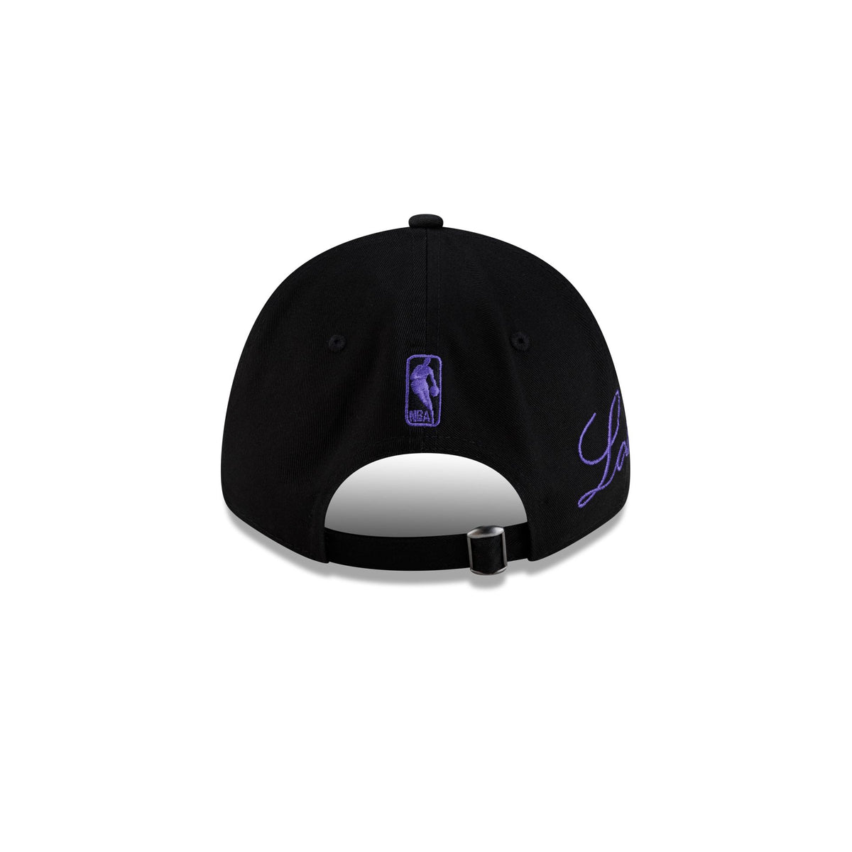 Los Angeles Lakers Cross Panel Script 9FORTY Adjustable Hat