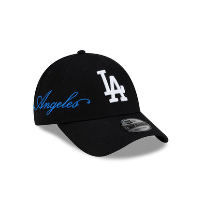 Los Angeles Dodgers Cross Panel Script 9FORTY Adjustable Hat