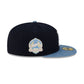 Los Angeles Dodgers Navy Denim Mix 59FIFTY Fitted Hat