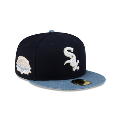 Chicago White Sox Navy Denim Mix 59FIFTY Fitted Hat