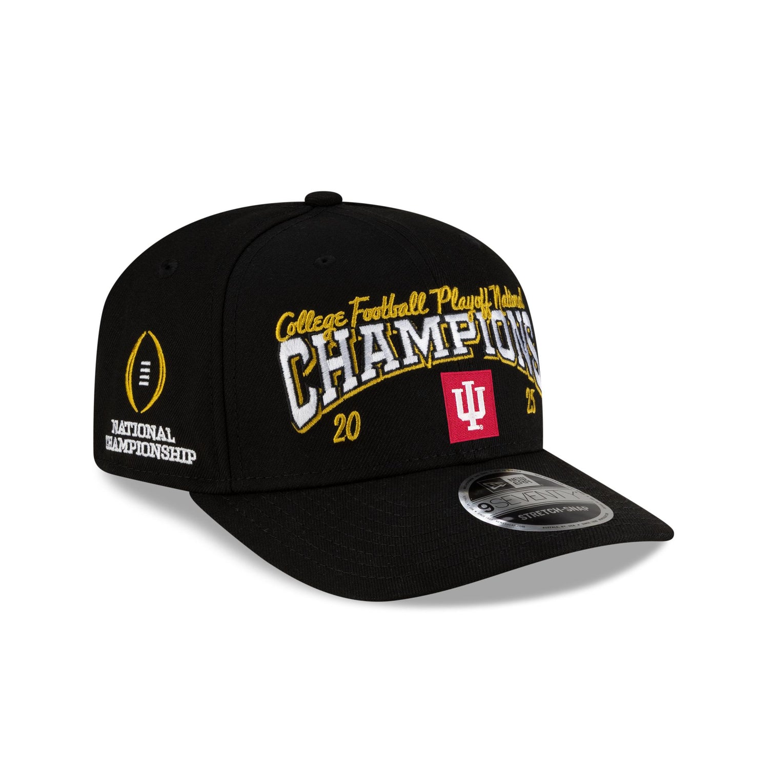 Indiana Hoosiers 2025-2026 College Football Champions 9SEVENTY Stretch-Snap Hat
