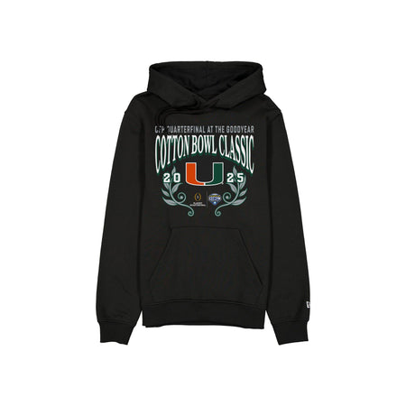 Miami Hurricanes 2026 Cotton Bowl Classic Black Hoodie