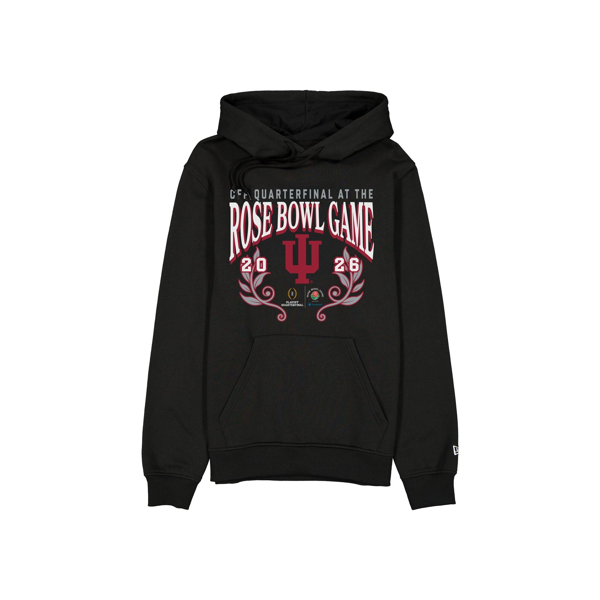 Indiana Hoosiers 2026 Rose Bowl Game Black Hoodie