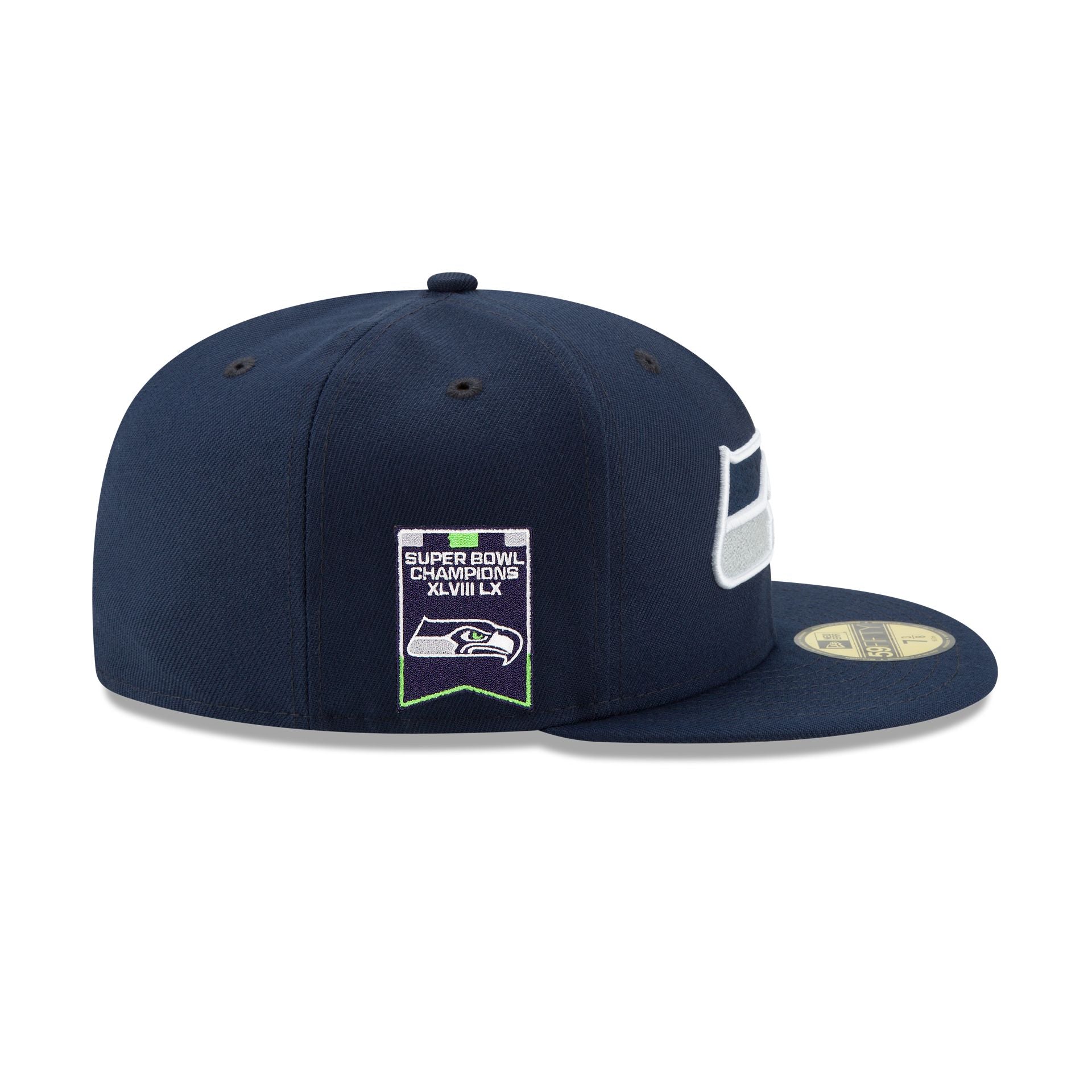 Seattle Seahawks Super Bowl LX Champions Multi-Year Banner 59FIFTY Fitted Hat
