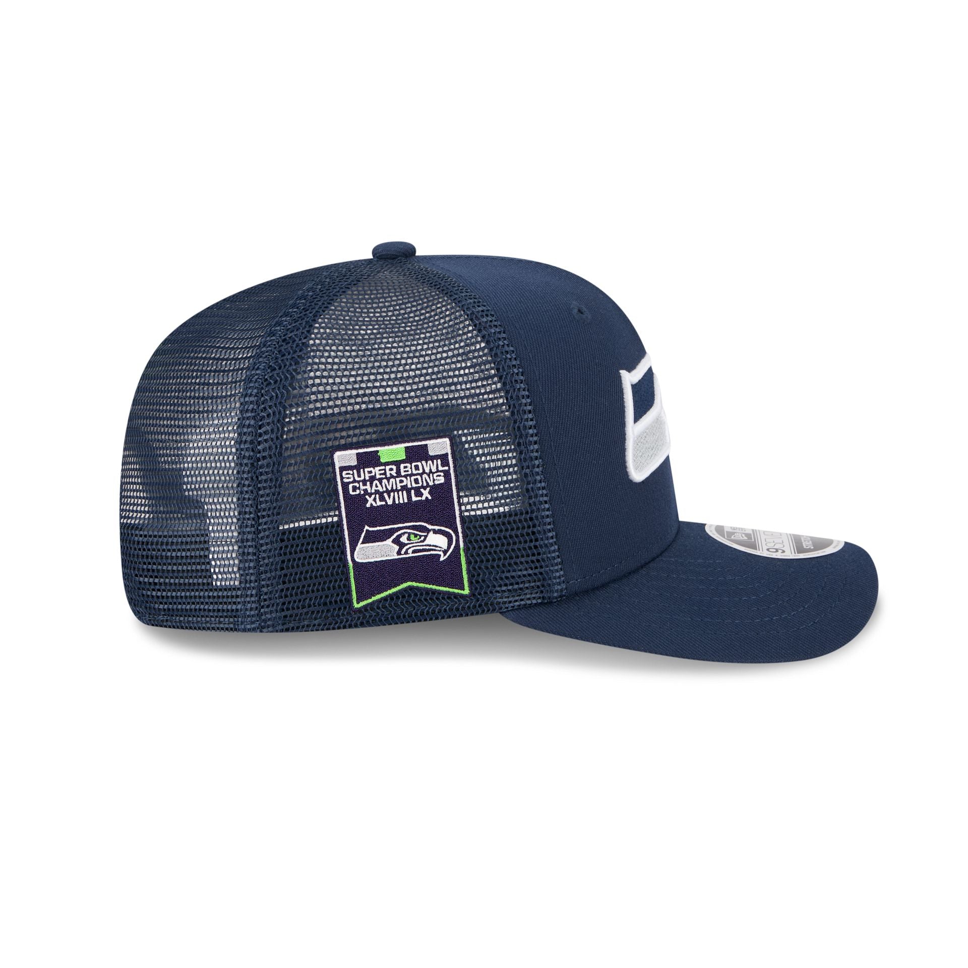 Seattle Seahawks Super Bowl LX Champions Multi-Year Banner 9SEVENTY Trucker Hat