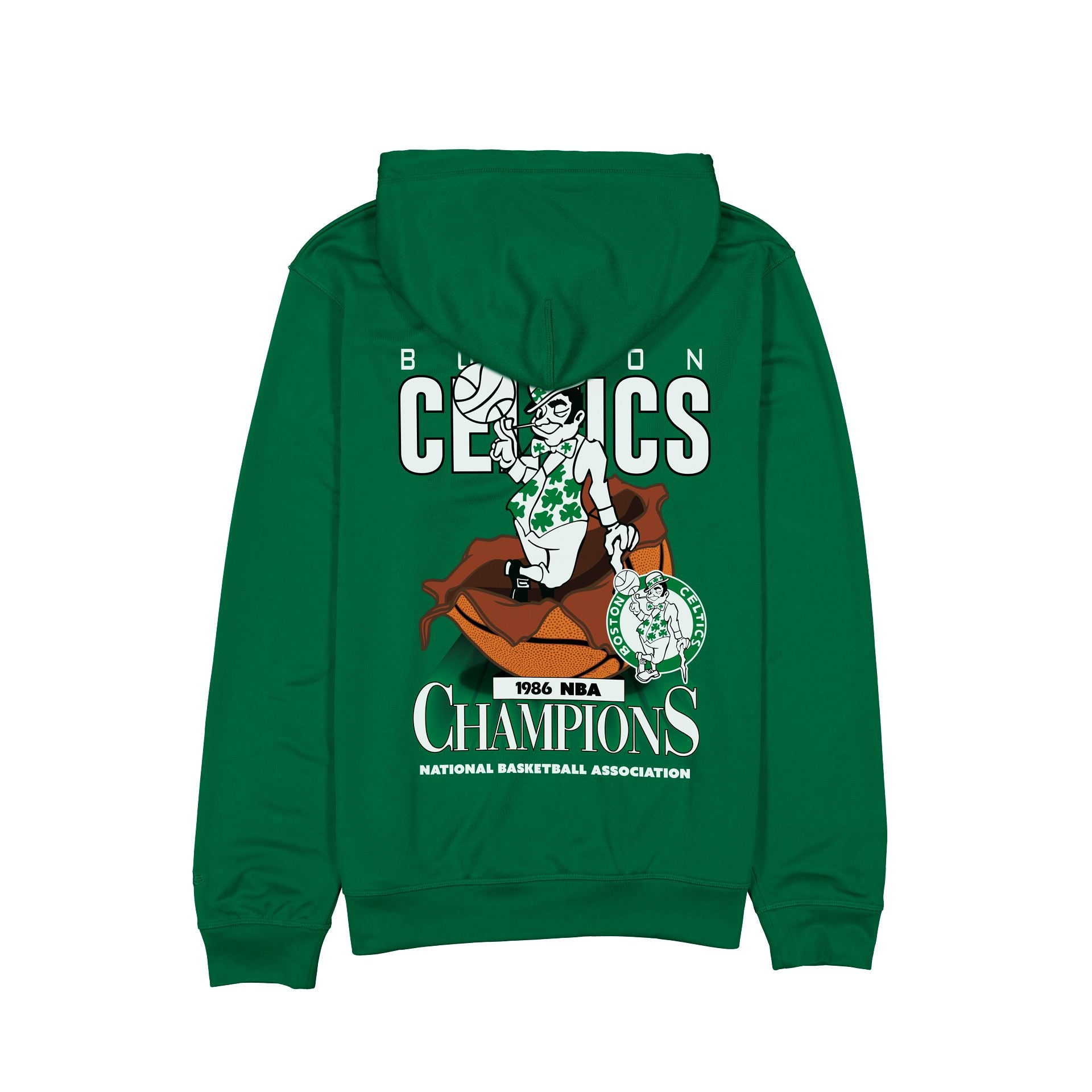 Boston Celtics Hardwood Classics 1986 Champions Green Hoodie