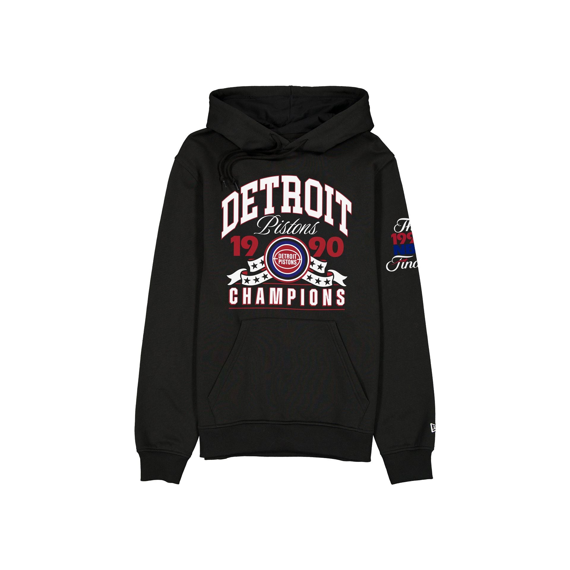 Detroit Pistons Hardwood Classics 1990 Champions Black Hoodie