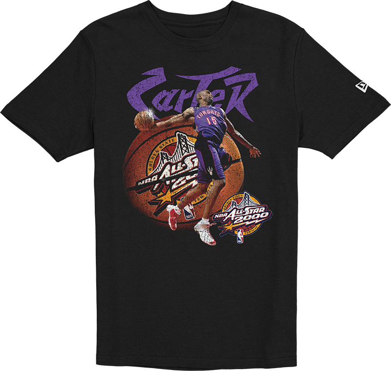 Toronto Raptors Hardwood Classics Vince Carter Black T-Shirt
