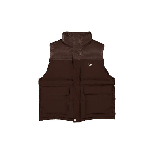 New Era Cap Brown Down Vest