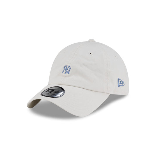 New York Yankees Mini Logo Ivory Casual Classic Adjustable Hat