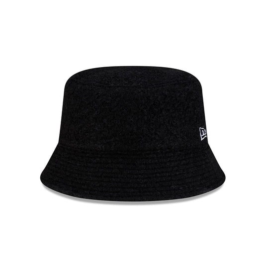 New Era Cap Black Knit Bucket Hat