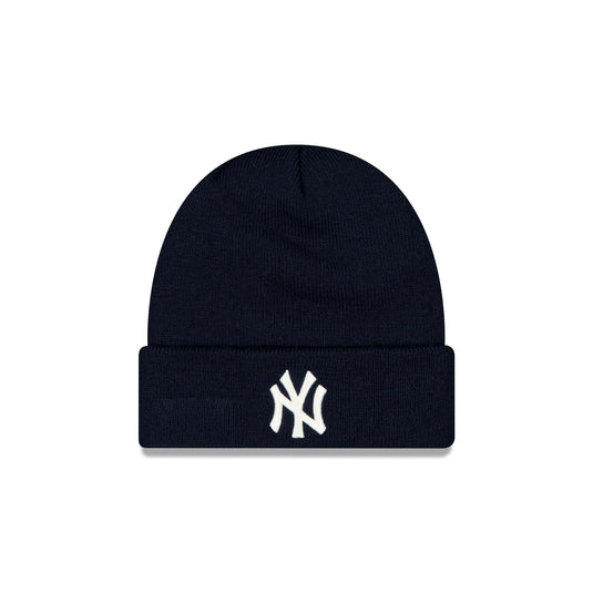 New York Yankees Navy Basic Cuff Knit Beanie Hat