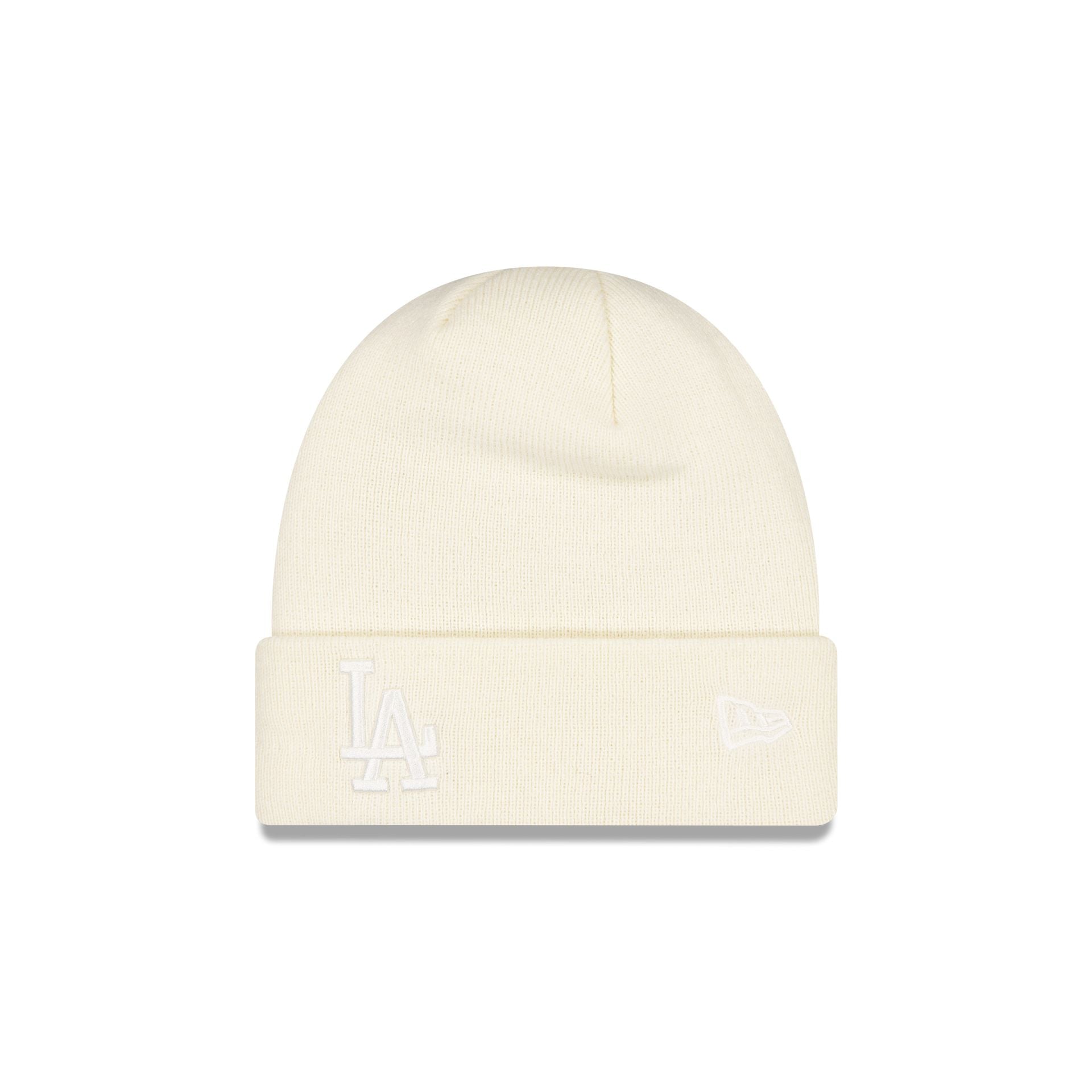 Los Angeles Dodgers Tonal Chrome Basic Cuff Knit Beanie Hat – New