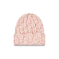 New Era Cap Chunky Pink Cuff Knit Beanie Hat