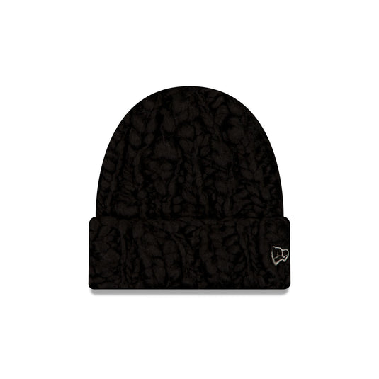 New Era Cap Chunky Black Basic Cuff Knit Beanie Hat