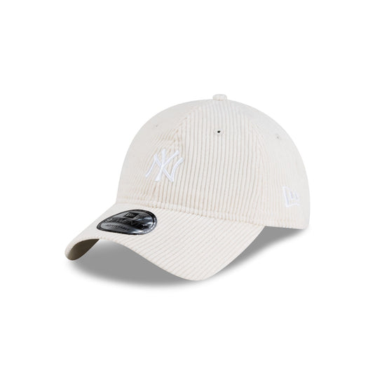 New York Yankees Ivory Corduroy 9TWENTY Adjustable Hat