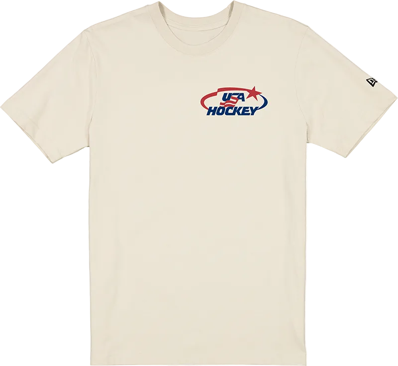 USA Hockey Chrome White T-Shirt