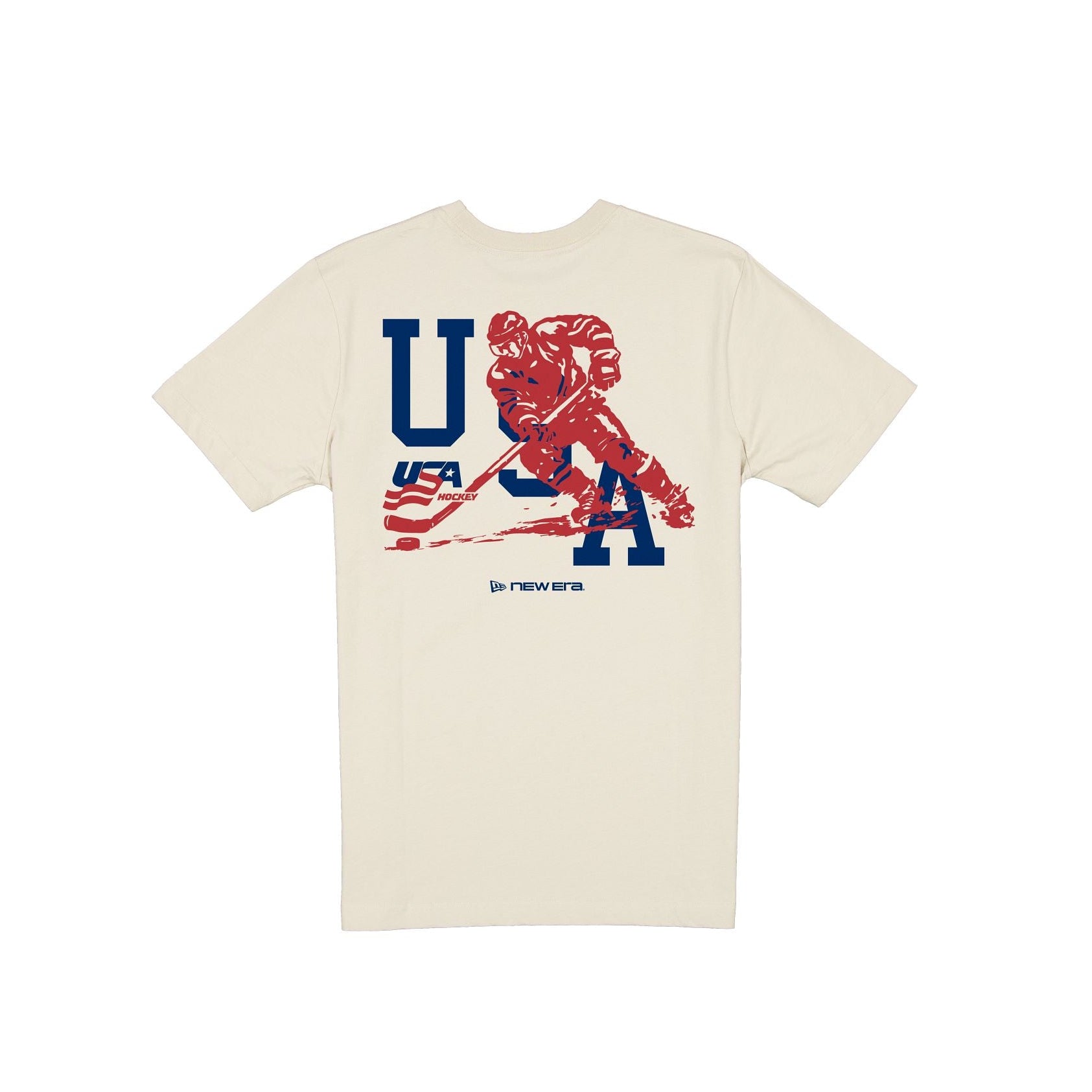 USA Hockey Chrome White T-Shirt