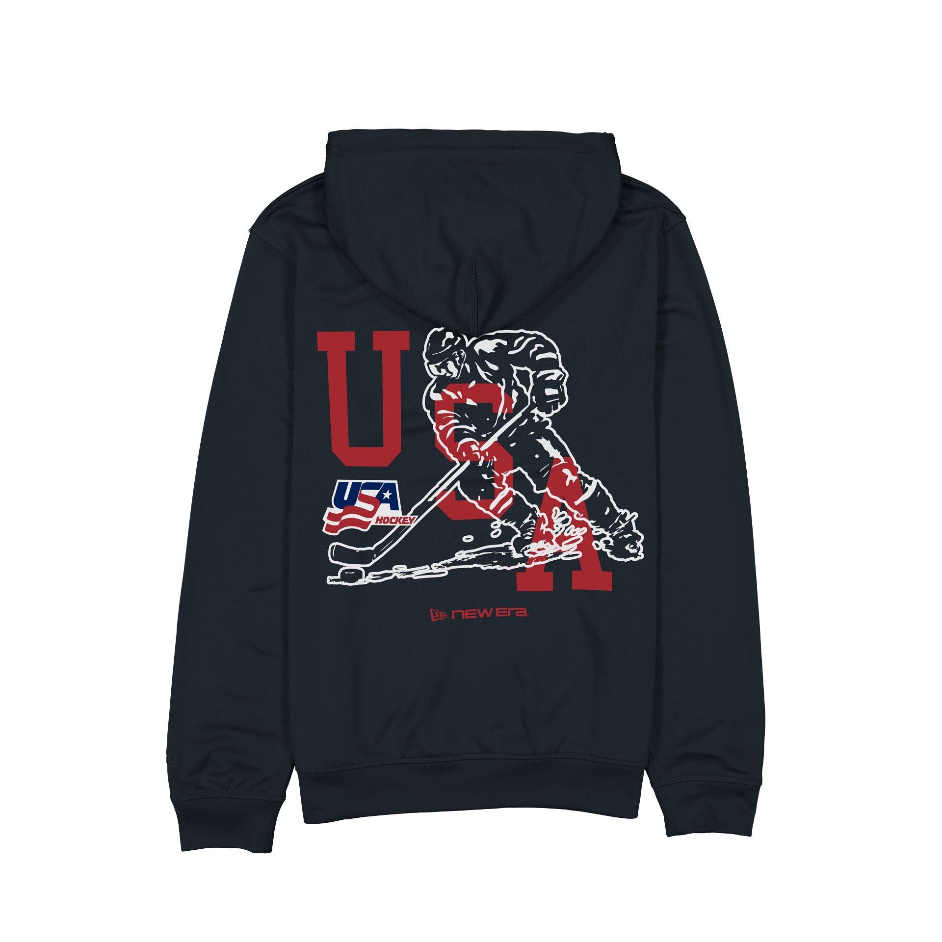 USA Hockey Player Navy Hoodie