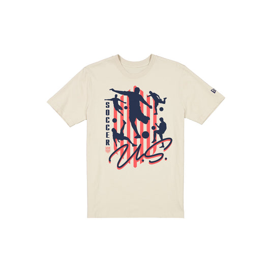 U.S. Soccer Men's National Team Kick Chrome White T-Shirt - New Era Cap
