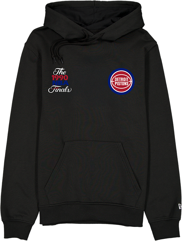 Detroit Pistons Hardwood Classics 1990 Champions Bold Hoodie