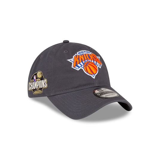 New York Knicks 2026 Champions Sidepatch Gray 9TWENTY Adjustable Hat - New Era Cap
