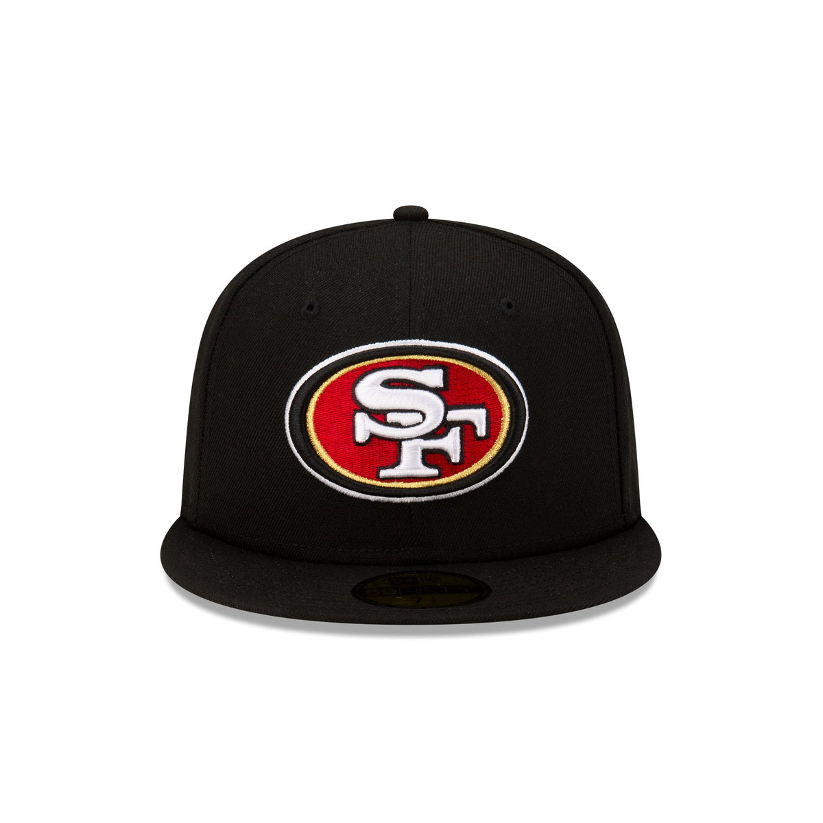 San Francisco 49ers 80th Anniversary Sidepatch Black 59FIFTY Fitted Hat