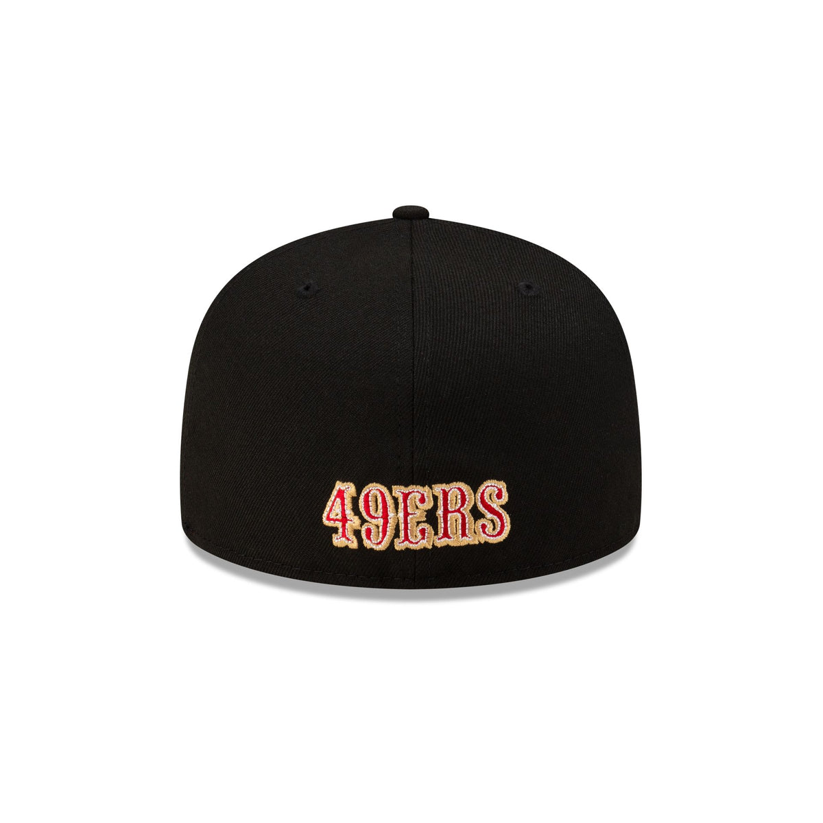 San Francisco 49ers 80th Anniversary Sidepatch Black 59FIFTY Fitted Hat